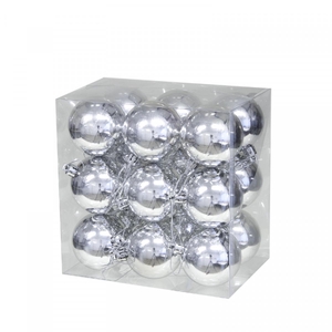 Christmas bauble Ball plastic  60mm x18