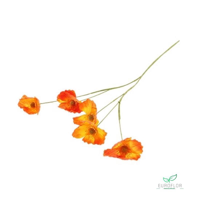 <h4>SILK FLOWERS - POPPY L61 RED</h4>
