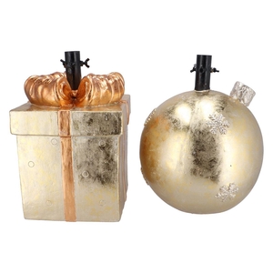 Glam Majestic Gold Tree Standard Present Ass 29x28x42cm