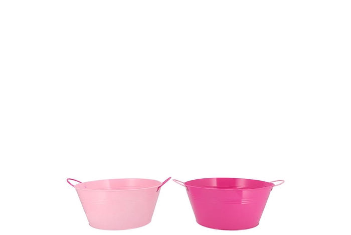 <h4>Zinc Basic Fuchsia/pink Ears Bowl 20x10cm</h4>