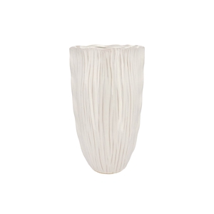 Lima White Vase Long 25x25x45cm