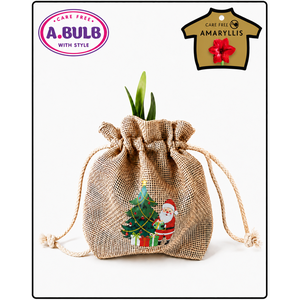 A.BULB with Style - 32cm Jute Christmas Santa