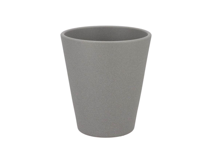 <h4>Ceramic Grey Structure Pot Orchid 15cm</h4>