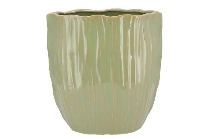 <h4>Lima Pistache Pot Oval 27x17x28cm</h4>
