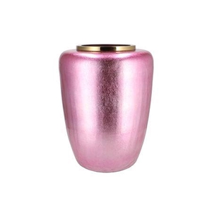 Julie Jolly Pink Vase Iron 33x33x45cm Nm