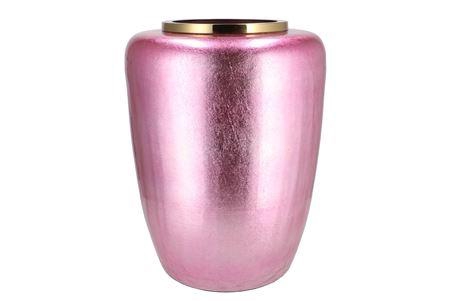 <h4>Julie Jolly Pink Vase Iron 33x33x45cm Nm</h4>