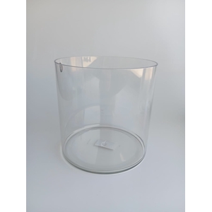 VASO EM ACRILICO 20X20CM TRANSPARENTE