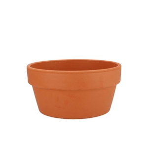 Terracotta Cilinder Bowl 20x10cm