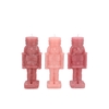 Frosty Nutcracker Sweets Pink Mix Candle 4x4x12cm