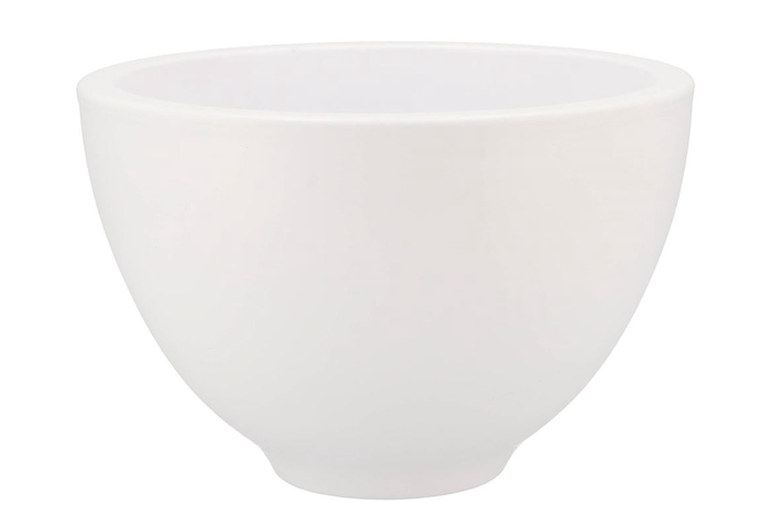 <h4>Vinci Matt White Bowl 27x18cm</h4>