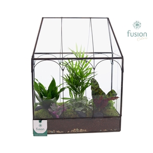 Metaal Geometrisch Large planter met Arrangement