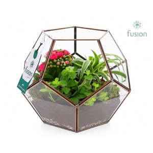 Geometrisch planter Large met arrangement