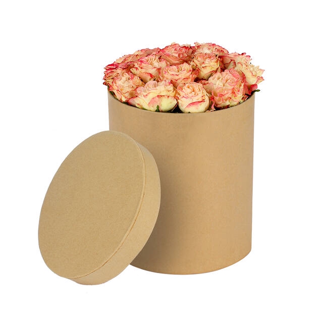 <h4>Hat box carton 13xH17cm brown</h4>