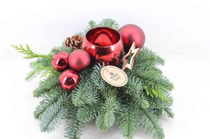 <h4>arr5 Kerst PL - Hout 4kant tray RED 1wax</h4>