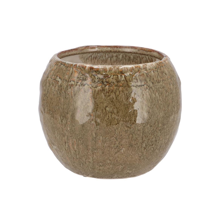 <h4>Iron Stone Sand Ball Pot 24x24x16cm Nm</h4>