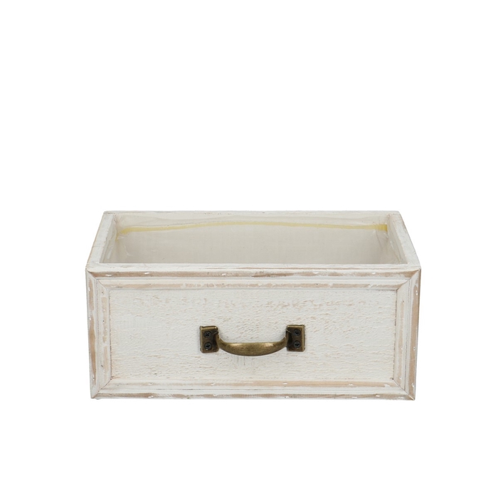 Wood cube drawer 23 13 10cm