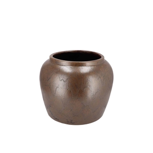 Merlin Brown Vase 18x16cm