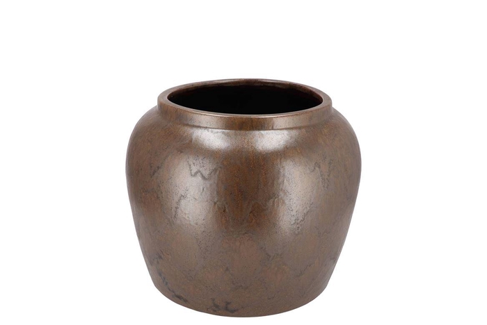 <h4>Merlin Brown Vase 18x16cm</h4>