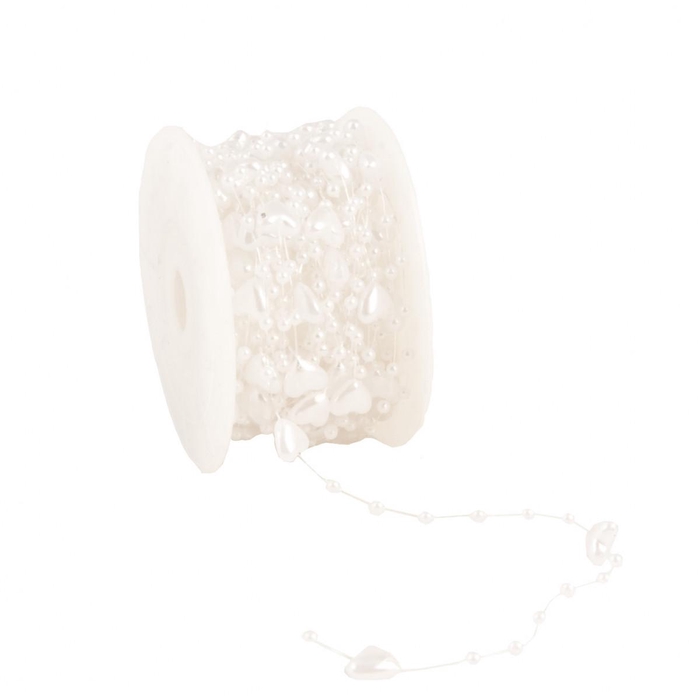 <h4>Wedding Pearlgarland heart 10mm 10m</h4>