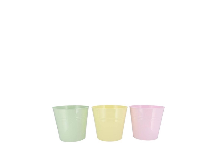 <h4>Zinc Dreamy Pastel Mix Bucket Basic Ass 12x10x8cm</h4>