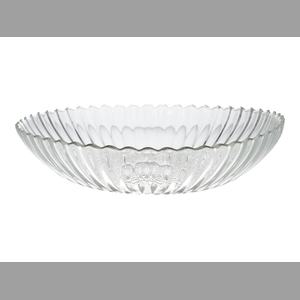 DF01-885840100 - Bowl Zeina 30x23x6 clear