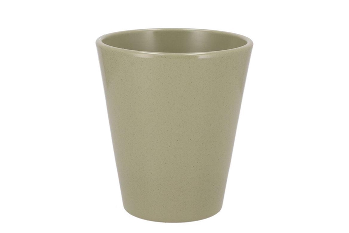 <h4>Ceramic Kiwi Stone Pot Orchid 15cm</h4>