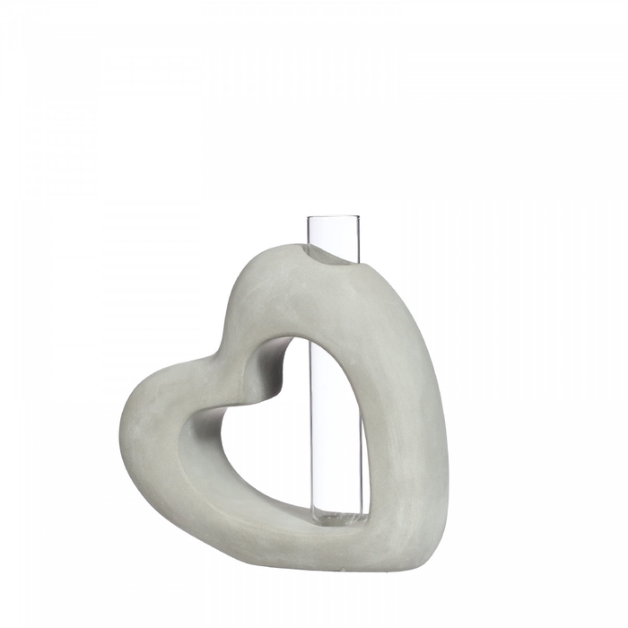 <h4>Moederdag Glas Hart open+1buis d02*12.5cm</h4>