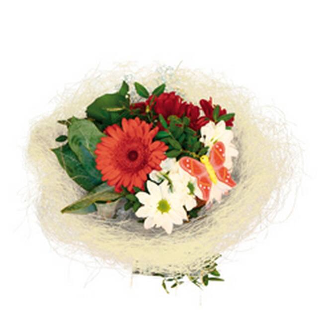 <h4>Bouquet holder sisal round loose 25cm cream</h4>