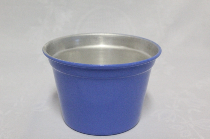 CACHEPOT DE ALUMINIO P11 AZUL NEON