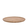 Mumbai Mango Wooden Tray Round Small Edge 38x38x2cm Nm