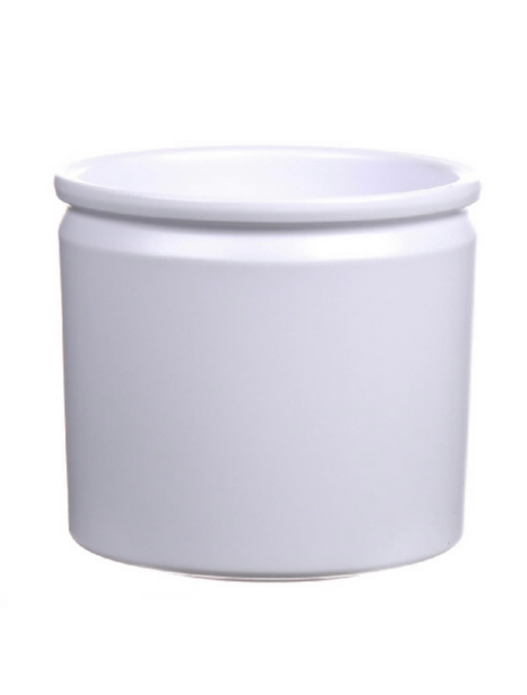 DF03-883676000 - Pot Lucca1 d23.3xh21.5 white matt