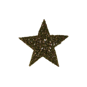 Festive Star Poplar Moss 70x70x9cm