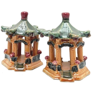 Chinese house, glazed, height 16 cm. 4 pcs. per box