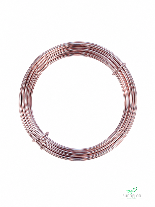 ALUMINIUM WIRE ROSE 2MM 100GR 12M