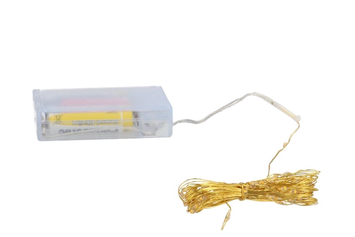 <h4>Led Light Chain Gold Wire 80led Extra Warm White</h4>
