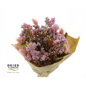 Dried Bouquet Pink x10