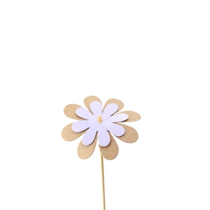 Bijsteker 50cm Bloem kraft 8cm