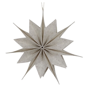 Kerst Hanger ster vilt d40*7cm