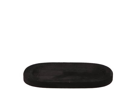 <h4>Wood Tray Black 24x14x2cm</h4>