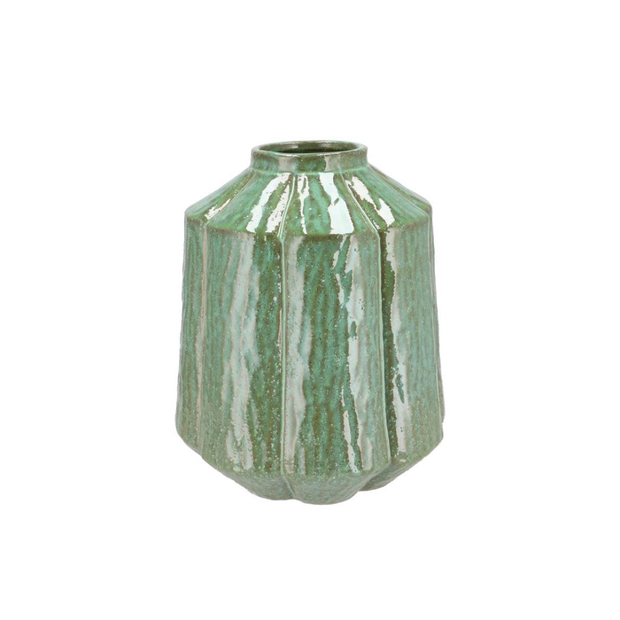 <h4>Kiran Nordic Green Vase 26x26x31cm Nm</h4>