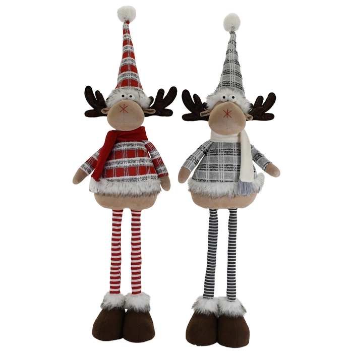 <h4>Dec Standing Reindeer Plaid Coat</h4>