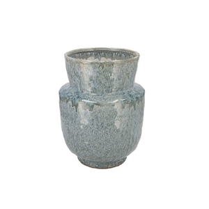 Iron Stone Blue Vase 24x24x31cm