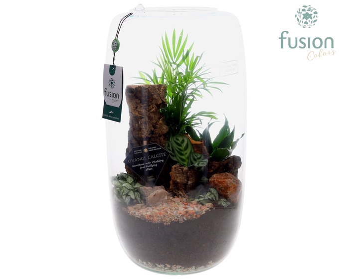 <h4>Green Bottle Isabella XXLarge Edelstenen met arrangement</h4>