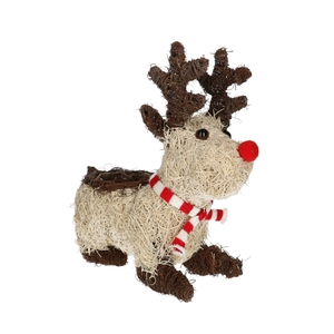 Christmas natural Reindeer plant d09*30*30cm