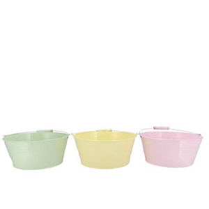 Zinc Dreamy Pastel Mix Basic Bowl Ass 34x14x30cm