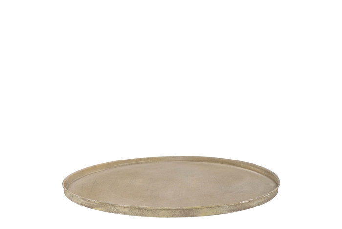 Coaster Cozy Gold Matt Tray Metal 37x2cm