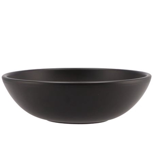 Vinci Matt Black Bowl Low 30x9cm