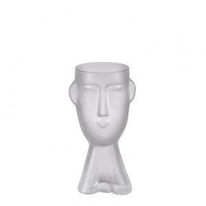 Glass Vase face d12*24cm