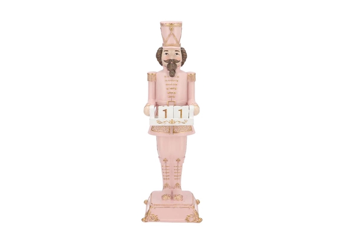 <h4>Glowy Jolly Pink Nutcracker No. 10x10x32cm</h4>