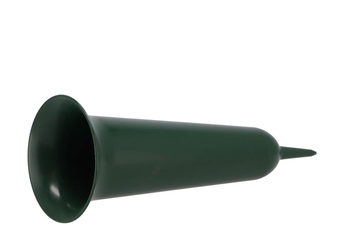 Floristry Grave Vase 37cm Wide Green